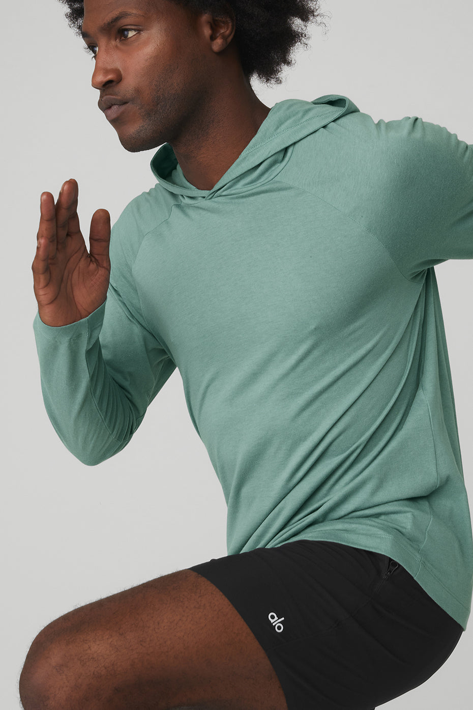 Core Hooded Runner - Blue Agave