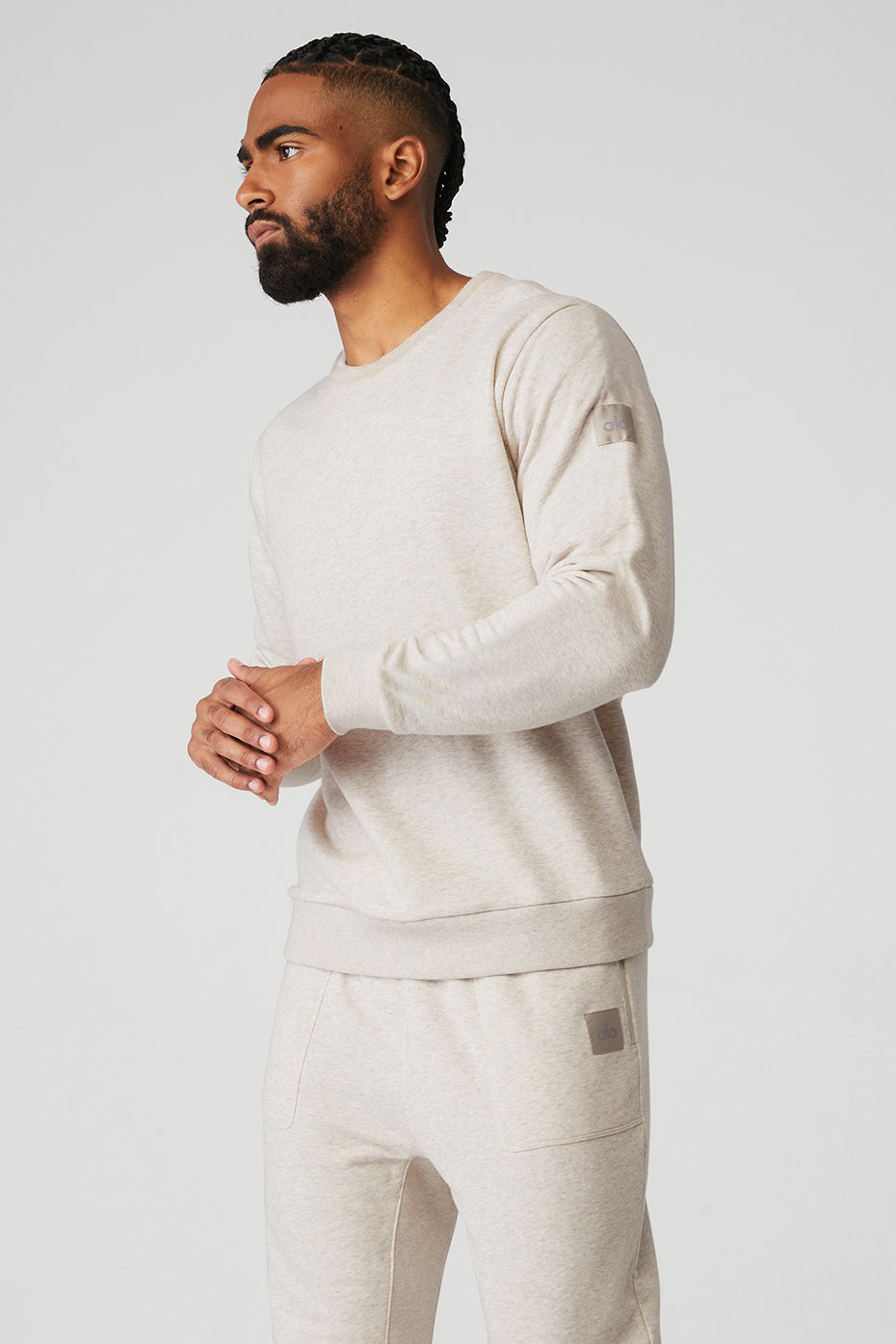 Qualifier Crewneck - Oatmeal Heather