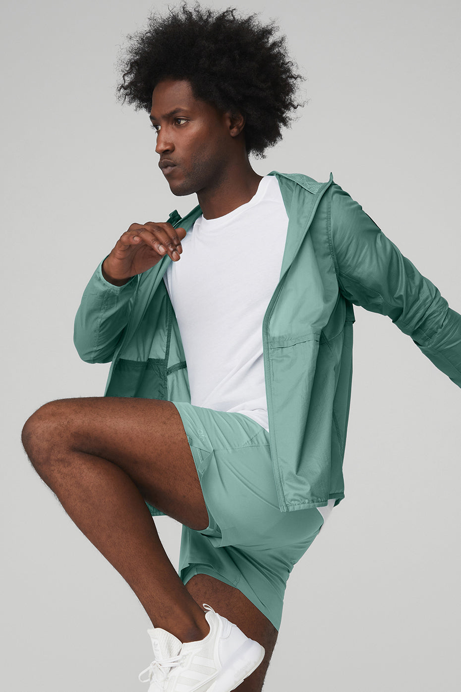 Repeat Running Jacket - Blue Agave