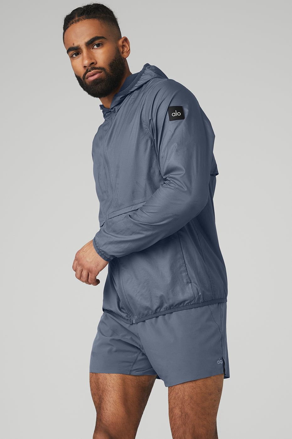 Repeat Running Jacket - Bluestone