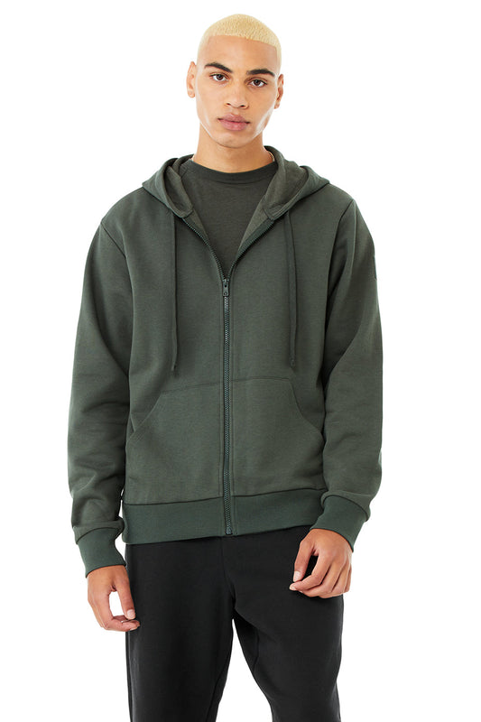 Everyday Full Zip Hoodie - Dark Cactus