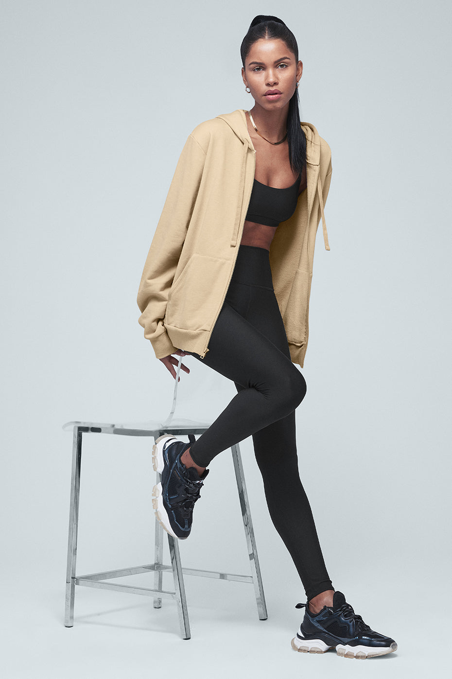 Everyday Full Zip Hoodie - Sand Dune