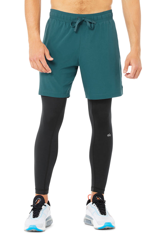 Stability 2-In-1 Pant - Mineral Blue/Black