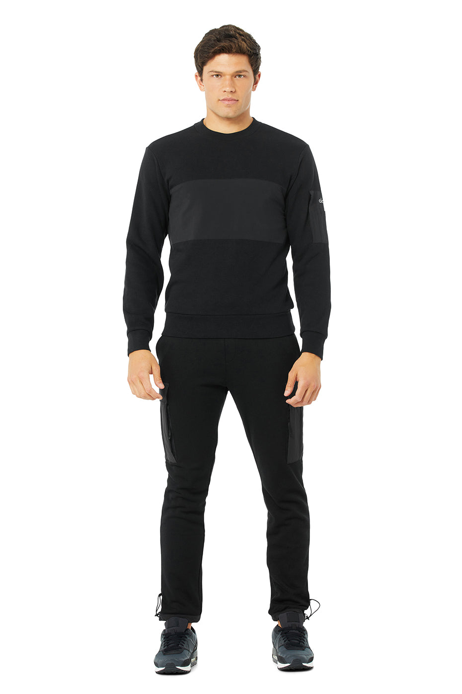 Cargo Traverse Sweatpant - Black