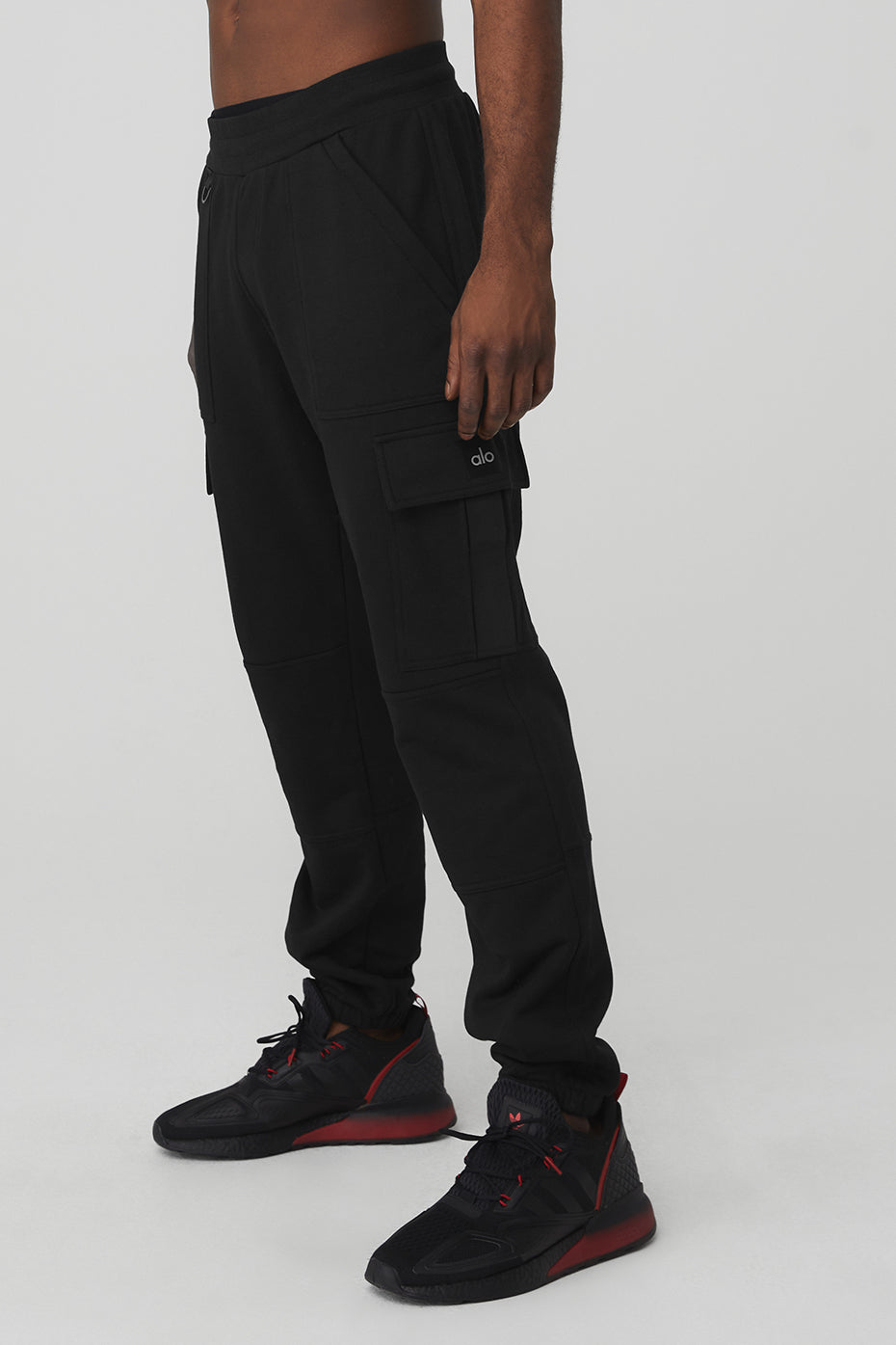 Highline Cargo Sweatpant - Black