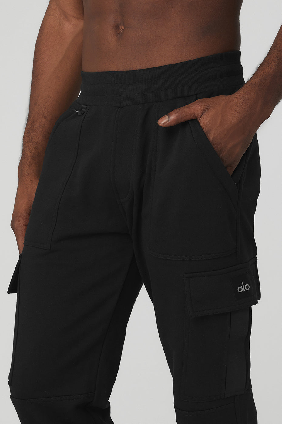 Highline Cargo Sweatpant - Black