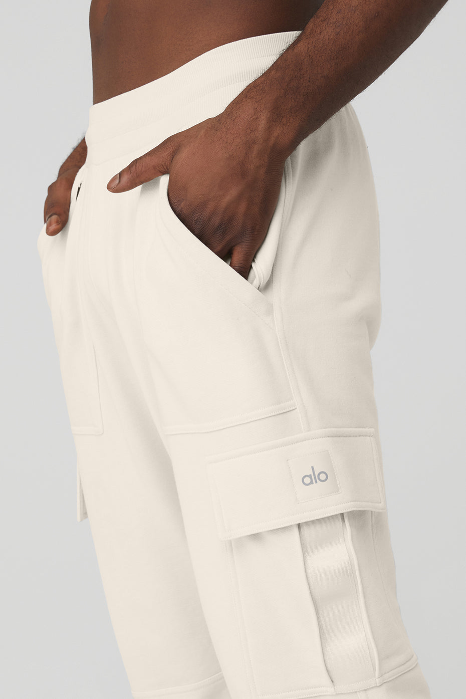 Highline Cargo Sweatpant - Bone