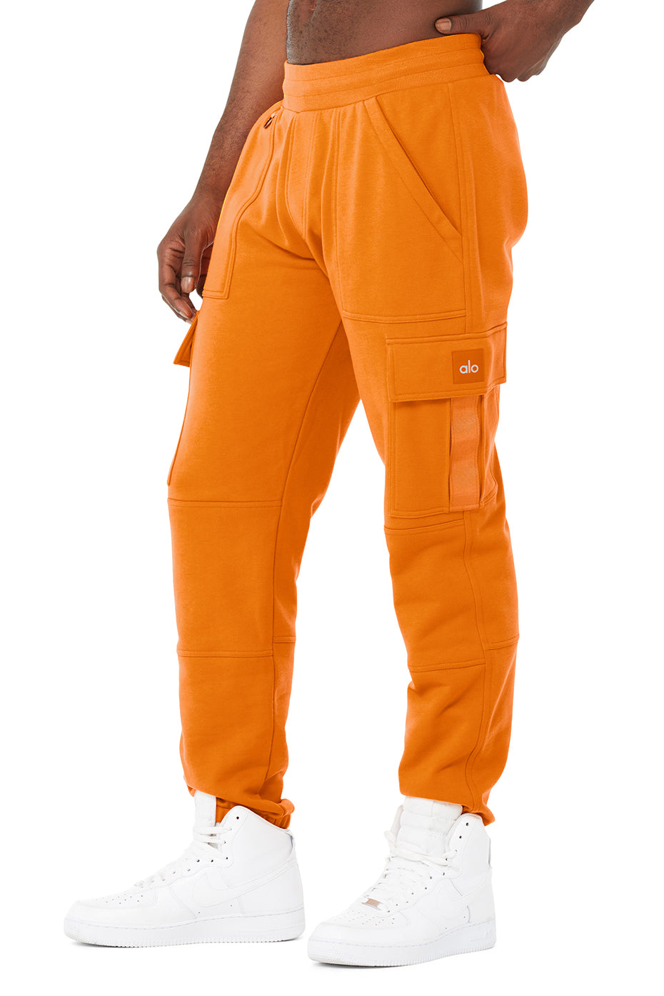 Highline Cargo Sweatpant - Atomic Orange