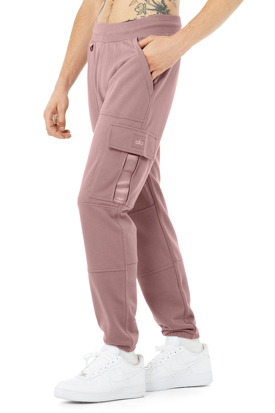 Highline Cargo Sweatpant - Woodrose