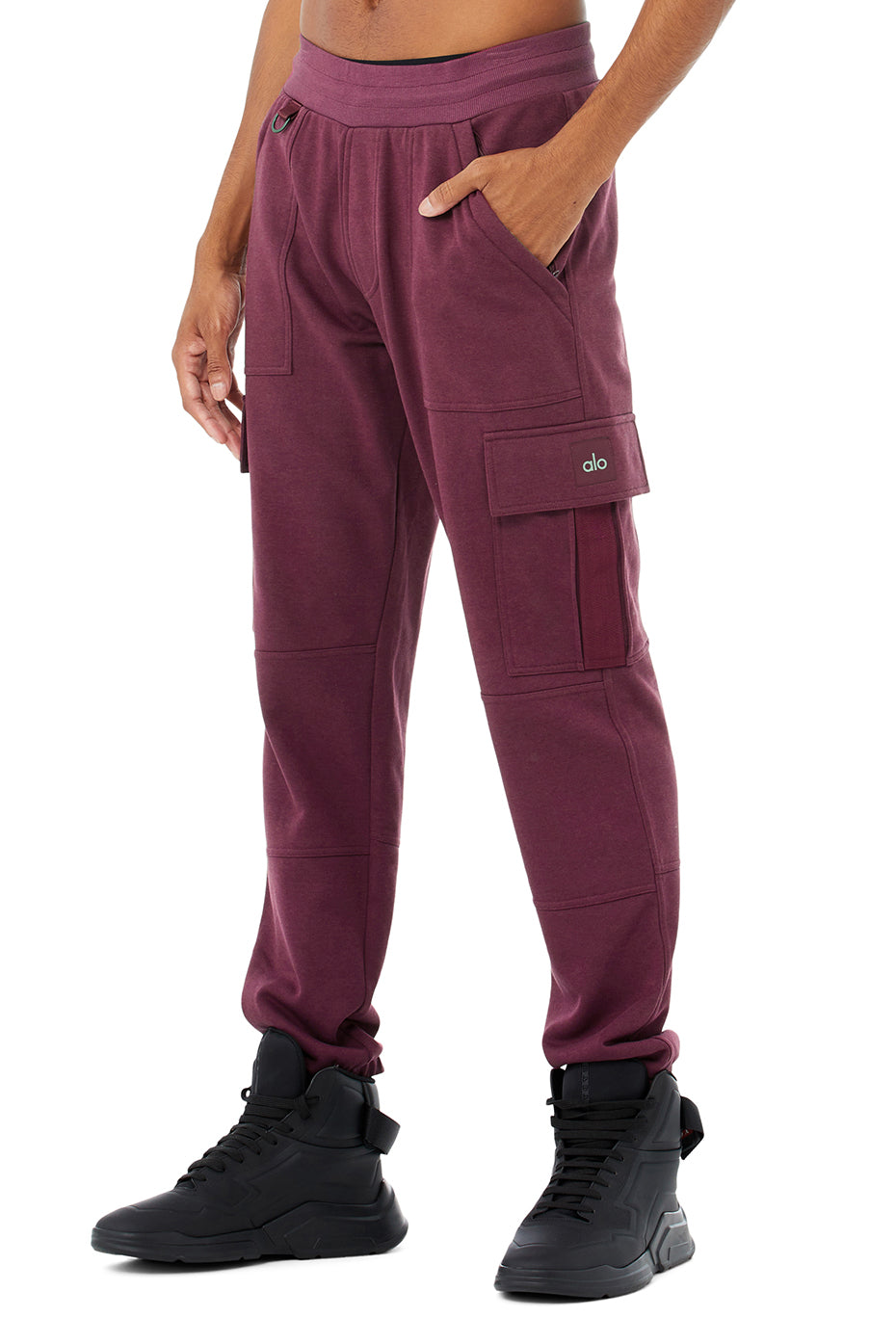 Highline Cargo Sweatpant - Varsity Cardinal