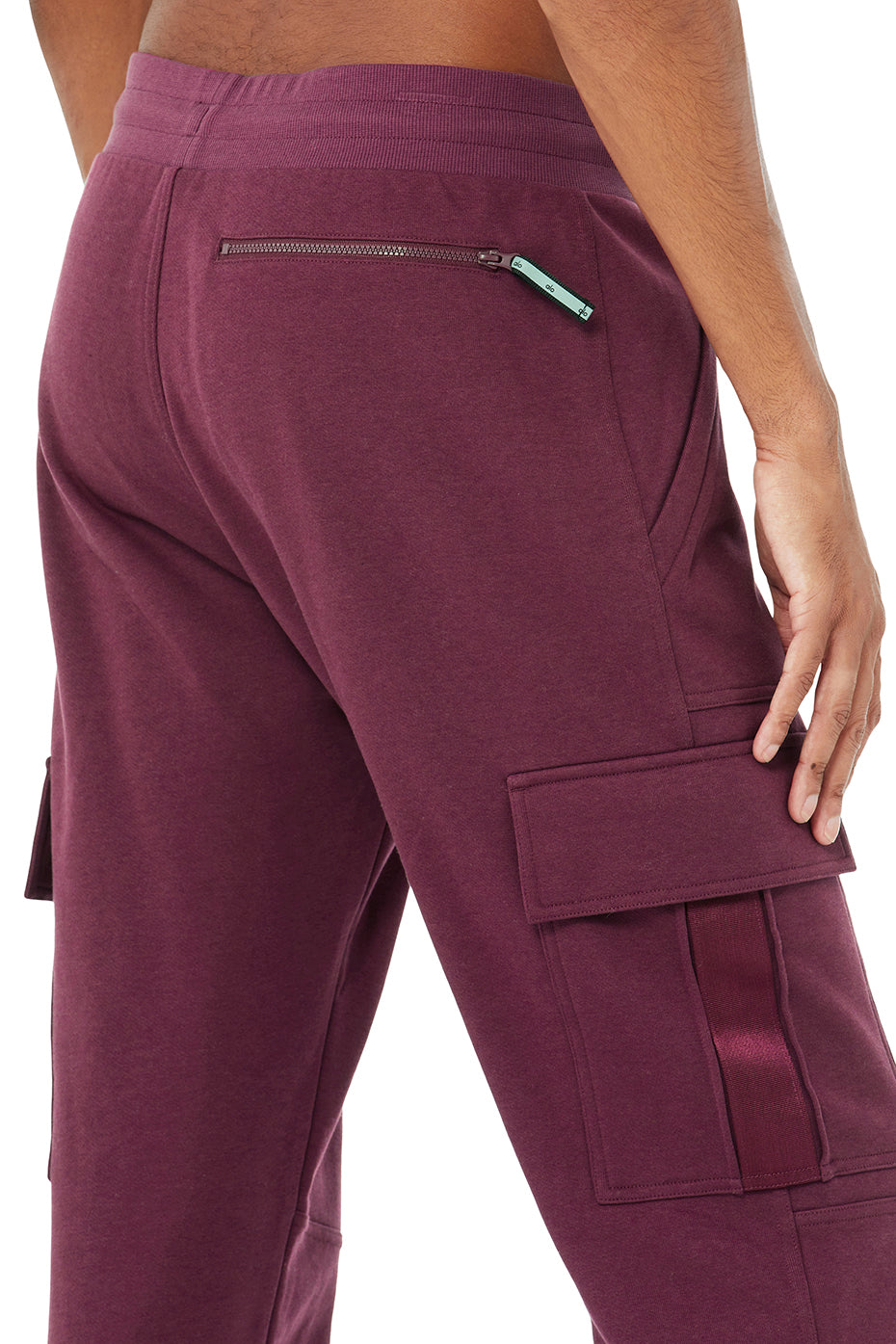 Highline Cargo Sweatpant - Varsity Cardinal