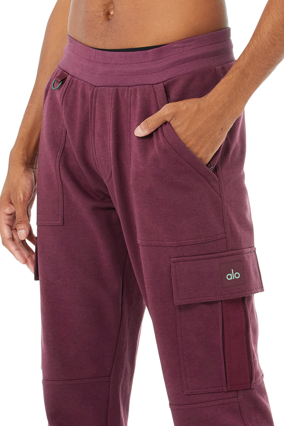 Highline Cargo Sweatpant - Varsity Cardinal