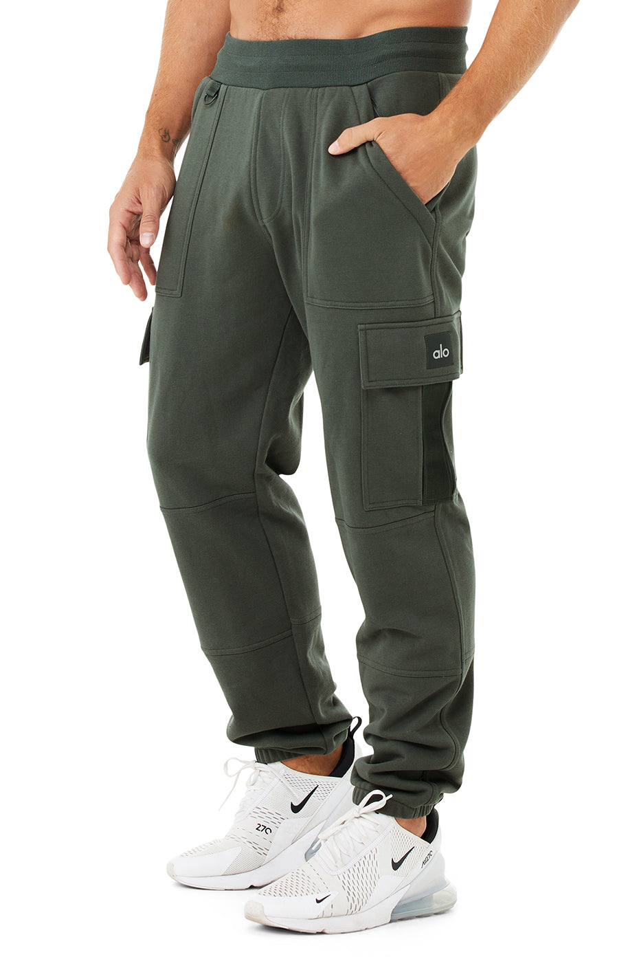 Highline Cargo Sweatpant - Dark Cactus