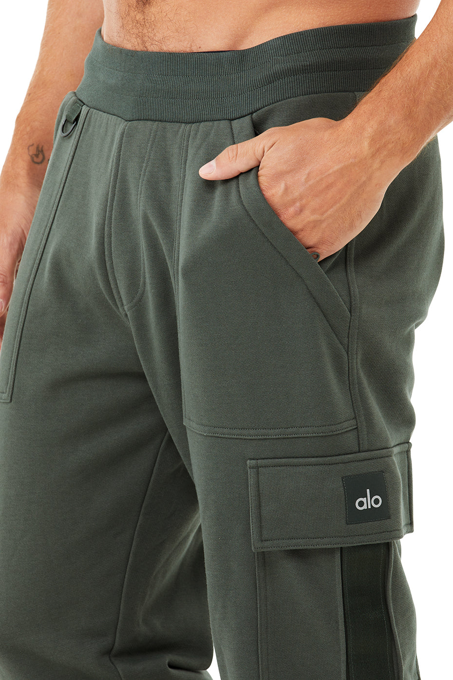Highline Cargo Sweatpant - Dark Cactus