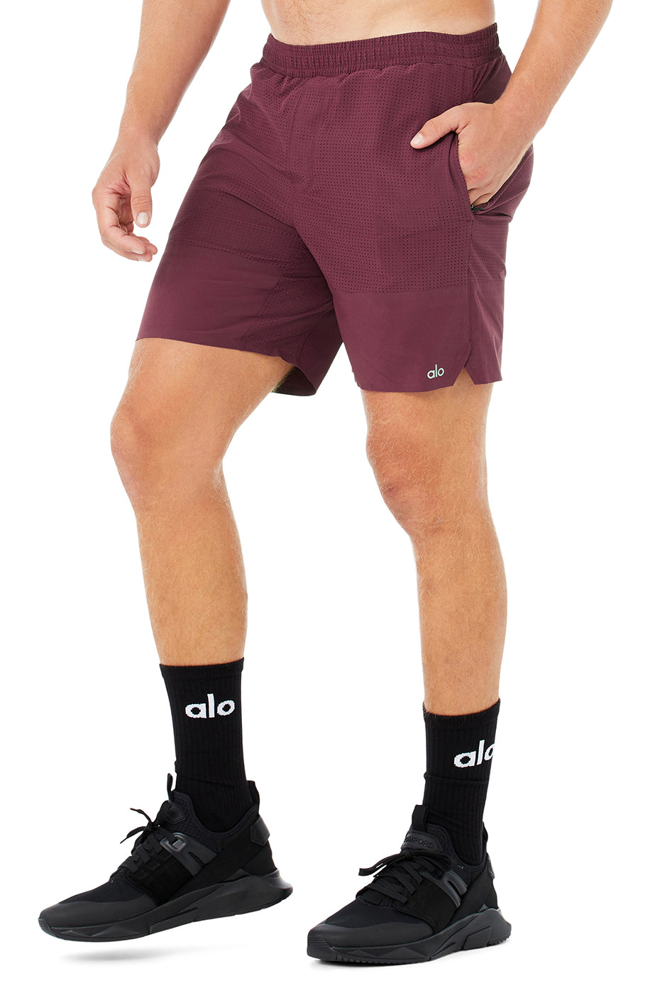 7" Traction Short - Varsity Cardinal
