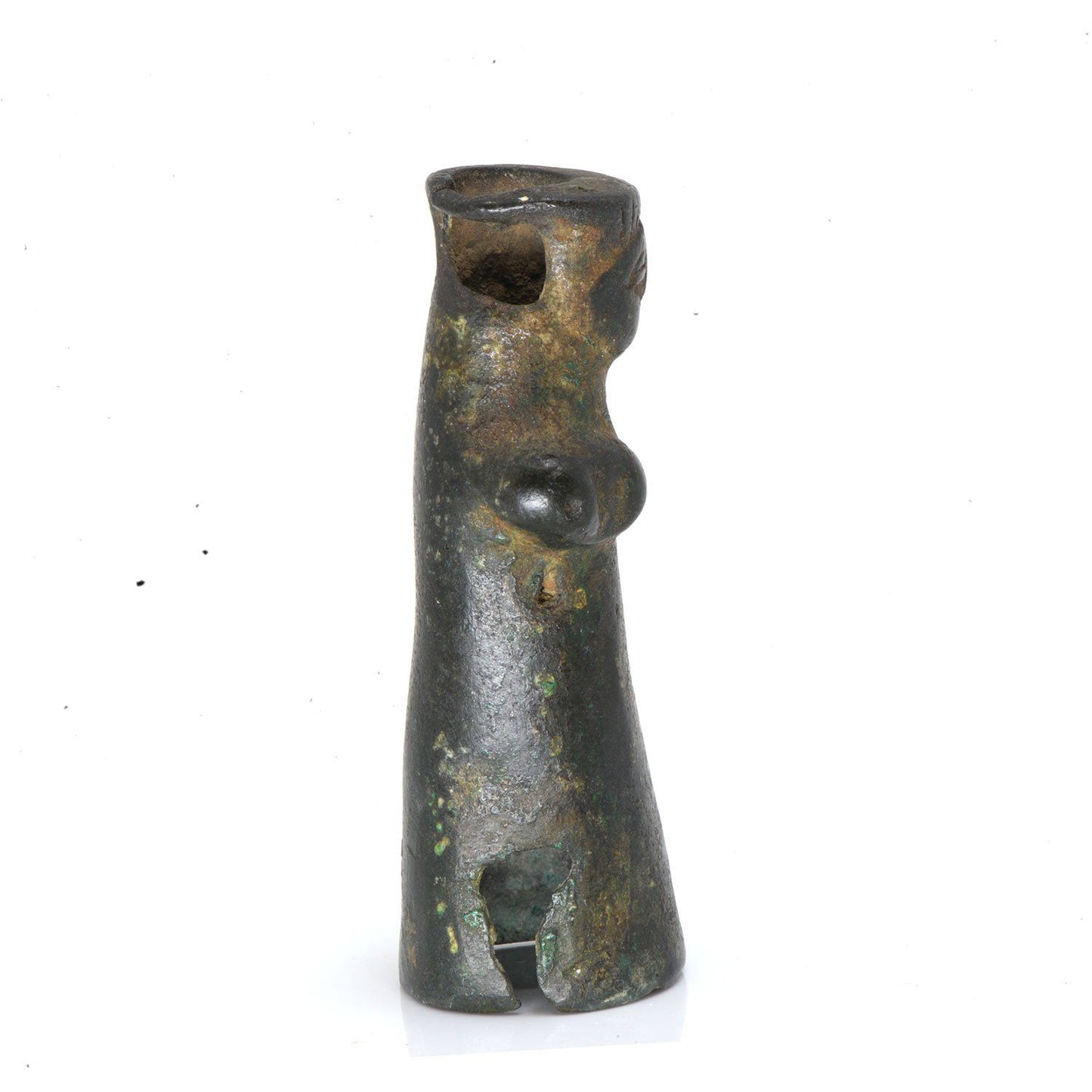 A Western Asiatic Bronze Goddess Finial, ca. 1200 - 800 BCE