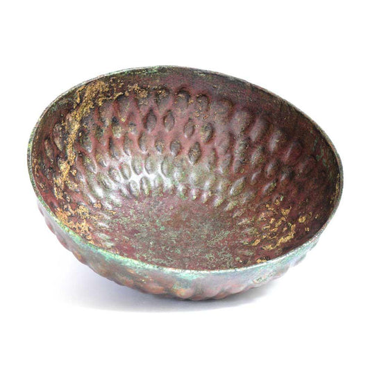 A fine Luristan Hemispherical Bronze Bowl, ca 1200-800 BCE