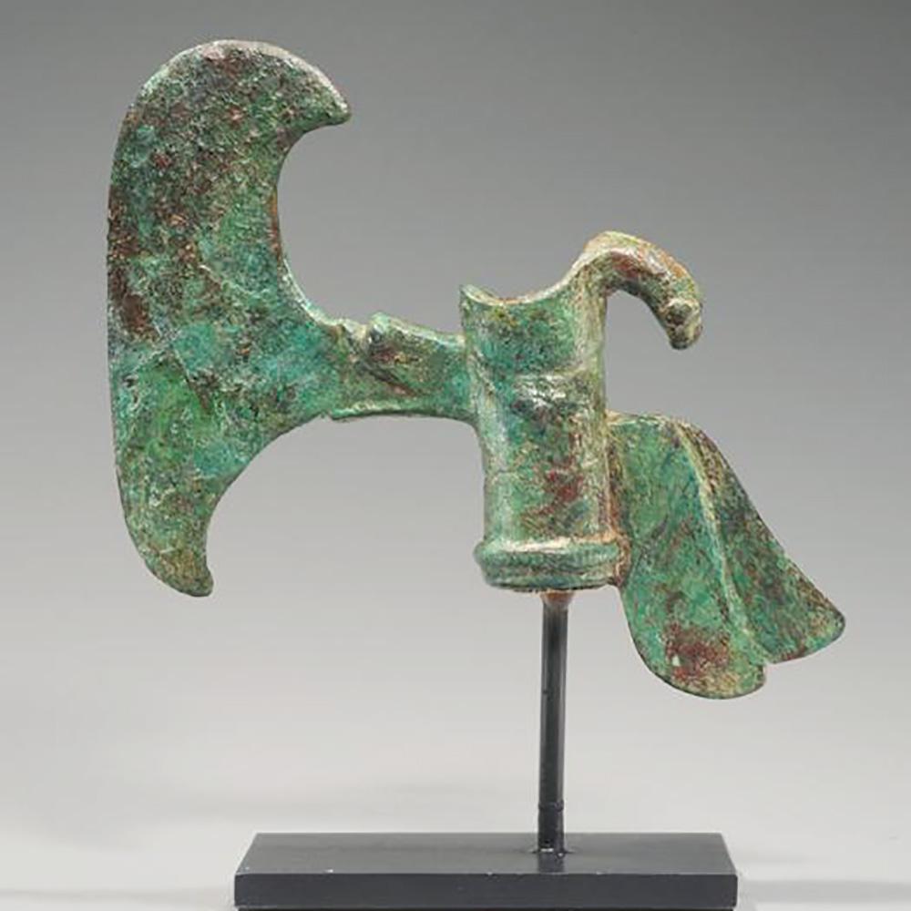 An Elamite Bronze Shaft-Hole Axehead, ca. early 2nd Millennium BCE