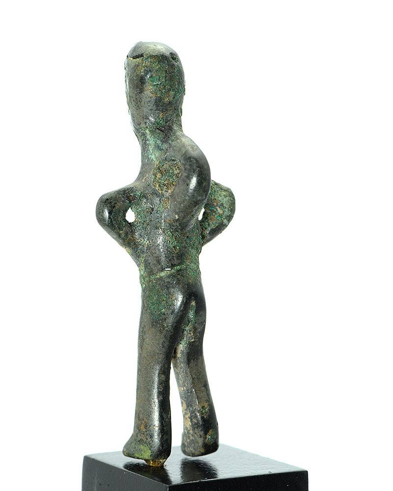 A Luristan Bronze Ithyphallic figure of a Man, ca. 2nd millennium BCE