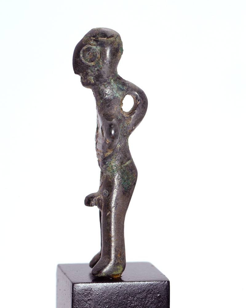 A Luristan Bronze Ithyphallic figure of a Man, ca. 2nd millennium BCE