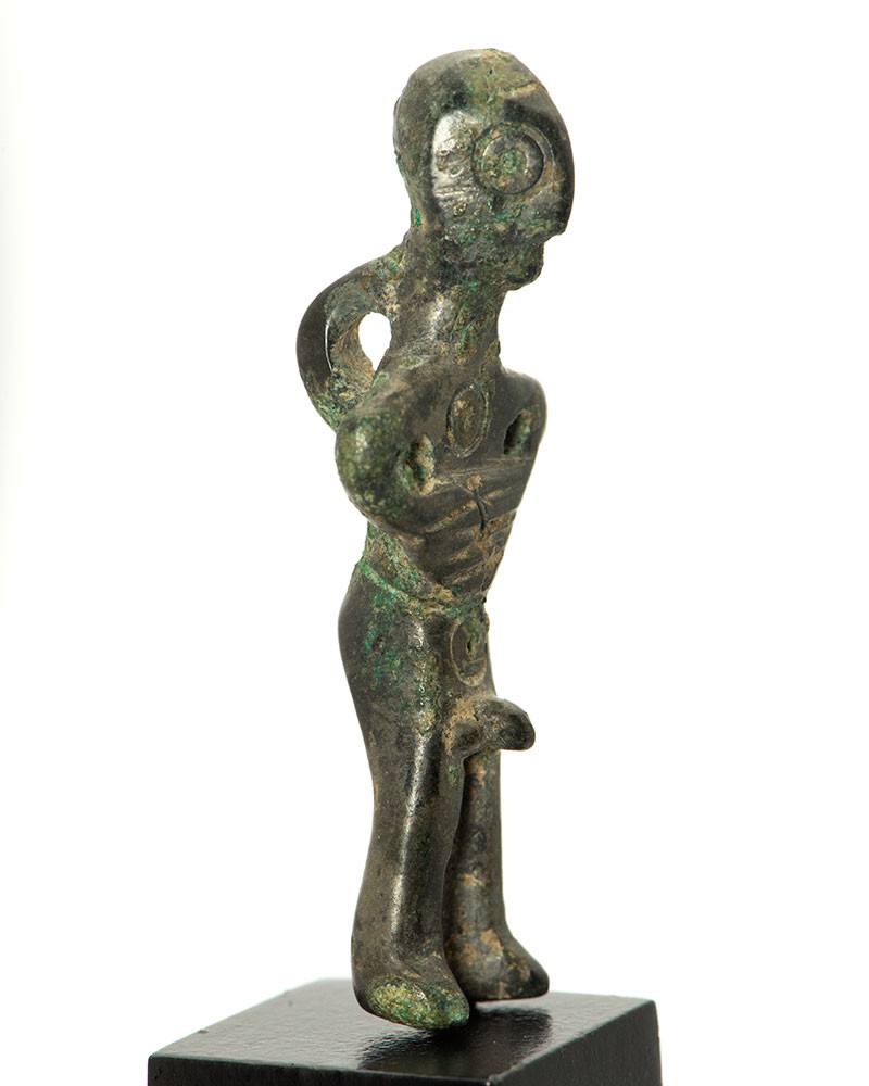 A Luristan Bronze Ithyphallic figure of a Man, ca. 2nd millennium BCE