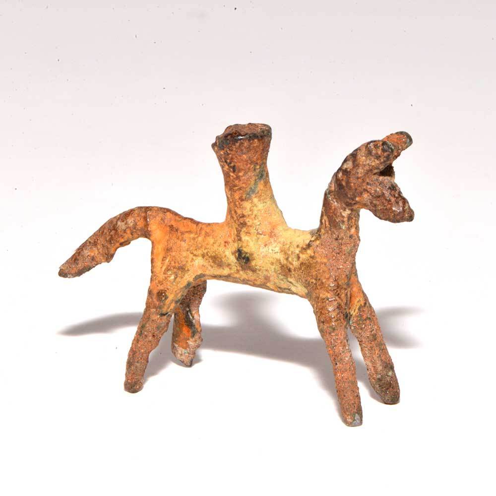 A Near Eastern Iron Horse and Rider, ca. early 1st millennium BCE