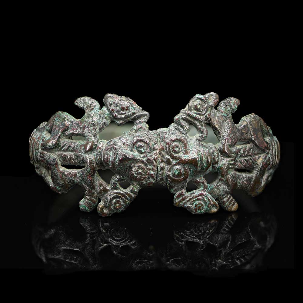 A Luristan Bronze Bracelet, ca. 1200 - 800 BCE