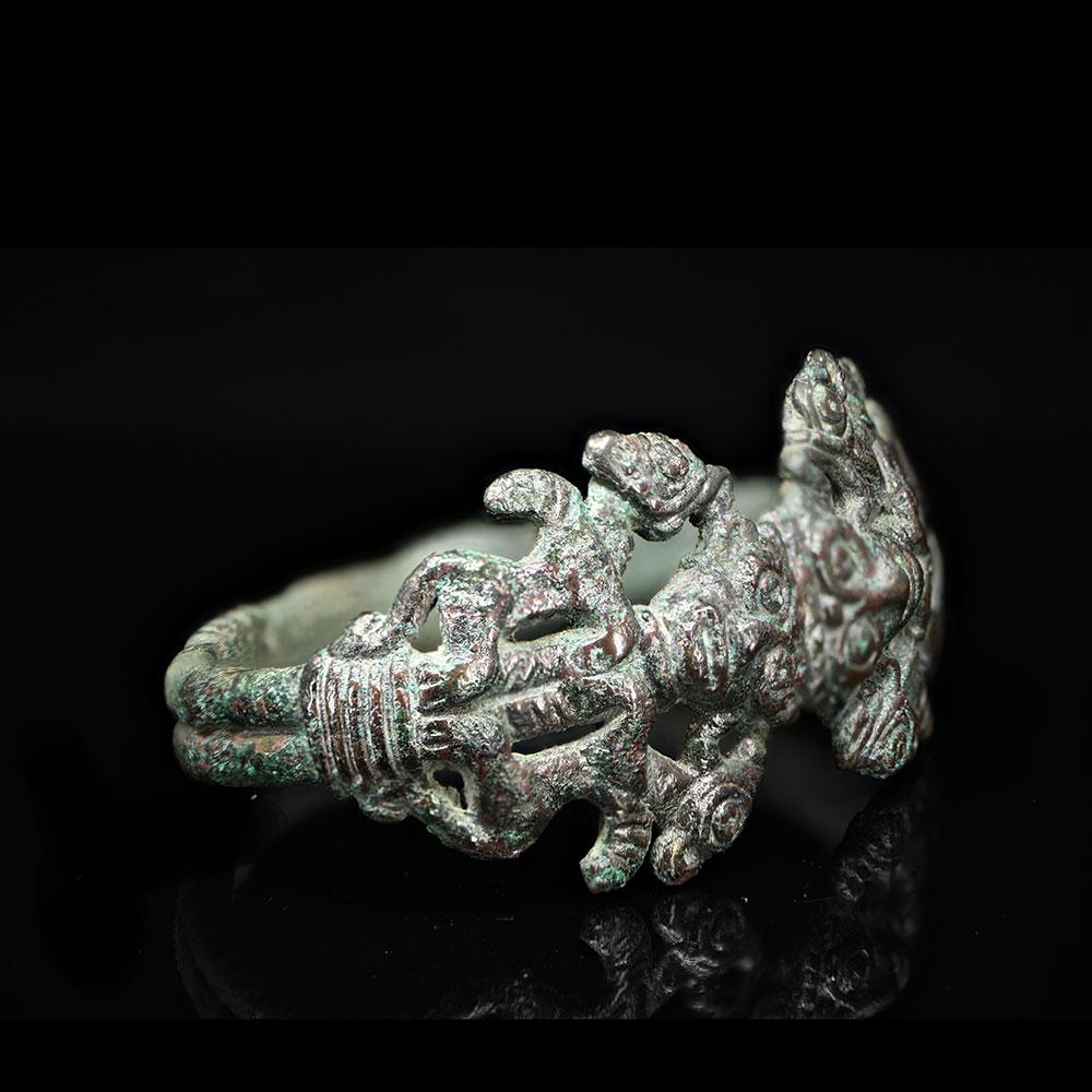 A Luristan Bronze Bracelet, ca. 1200 - 800 BCE