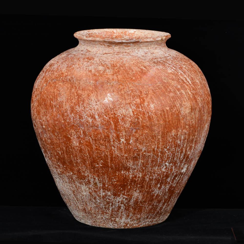 A Canaanite Piriform Redware Jar, Early Bronze Age, ca. 3rd millennium BCE