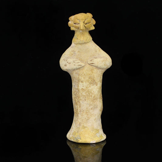 A Syro-Hittite Terracotta Figurine of Asharte, ca. early second millennium BCE