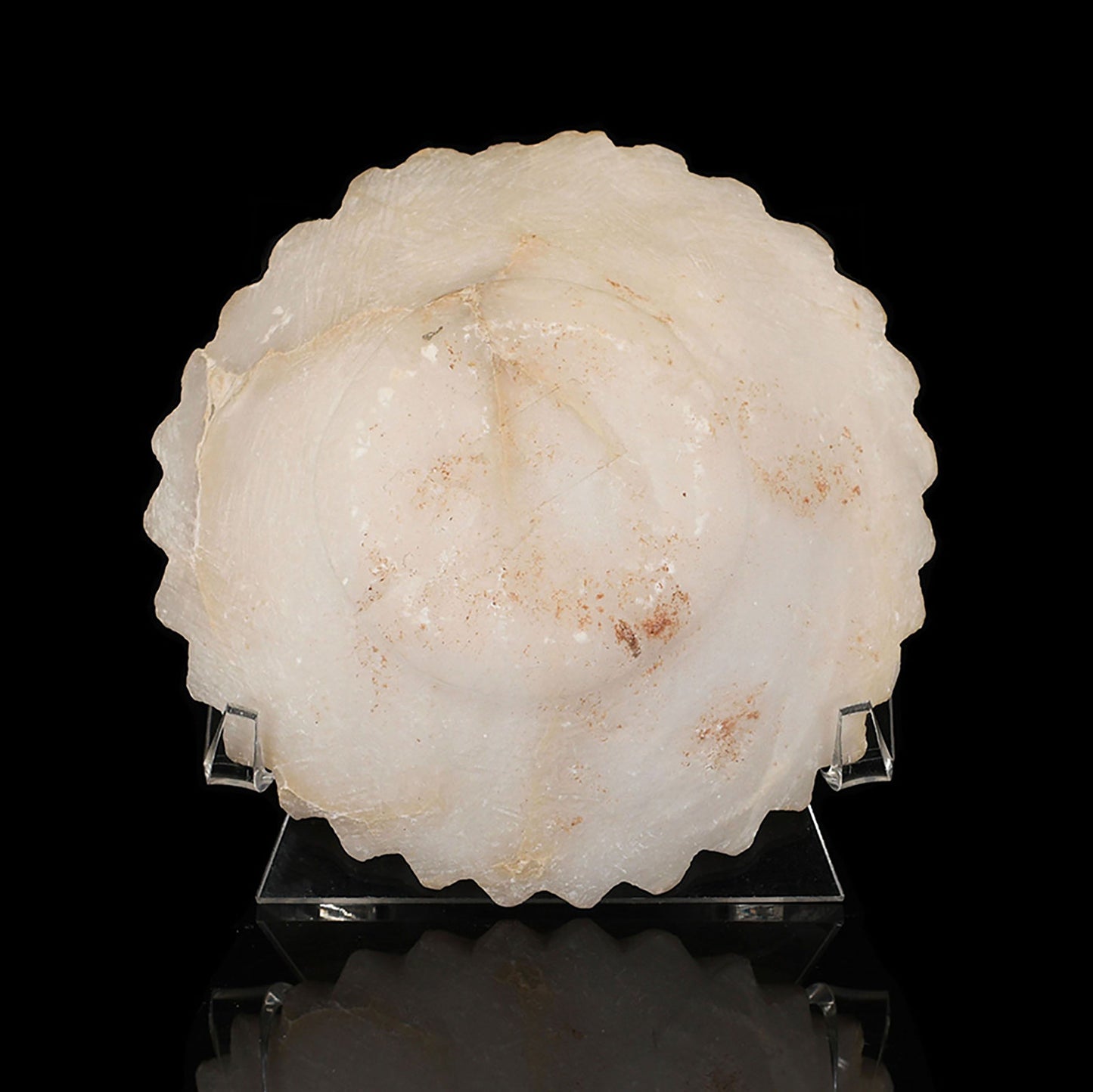 A Sumerian Alabaster Scalloped-Edged Bowl, Early Dynastic IIIa, ca. 2600 – 2500 BCE