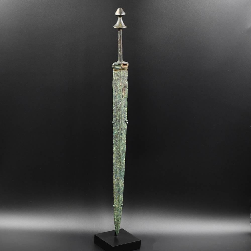 A Luristan Double Bell Pommel Bronze Sword, ca. 1000 - 800 BC