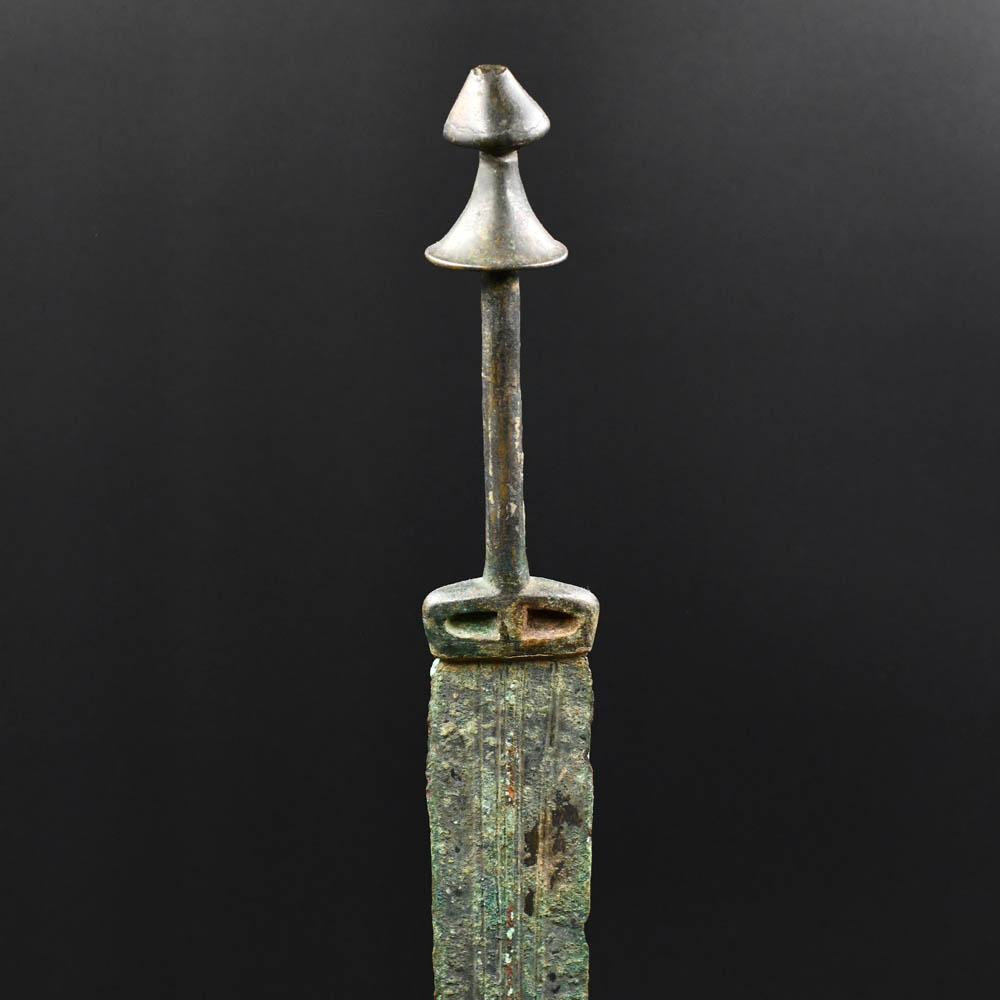 A Luristan Double Bell Pommel Bronze Sword, ca. 1000 - 800 BC