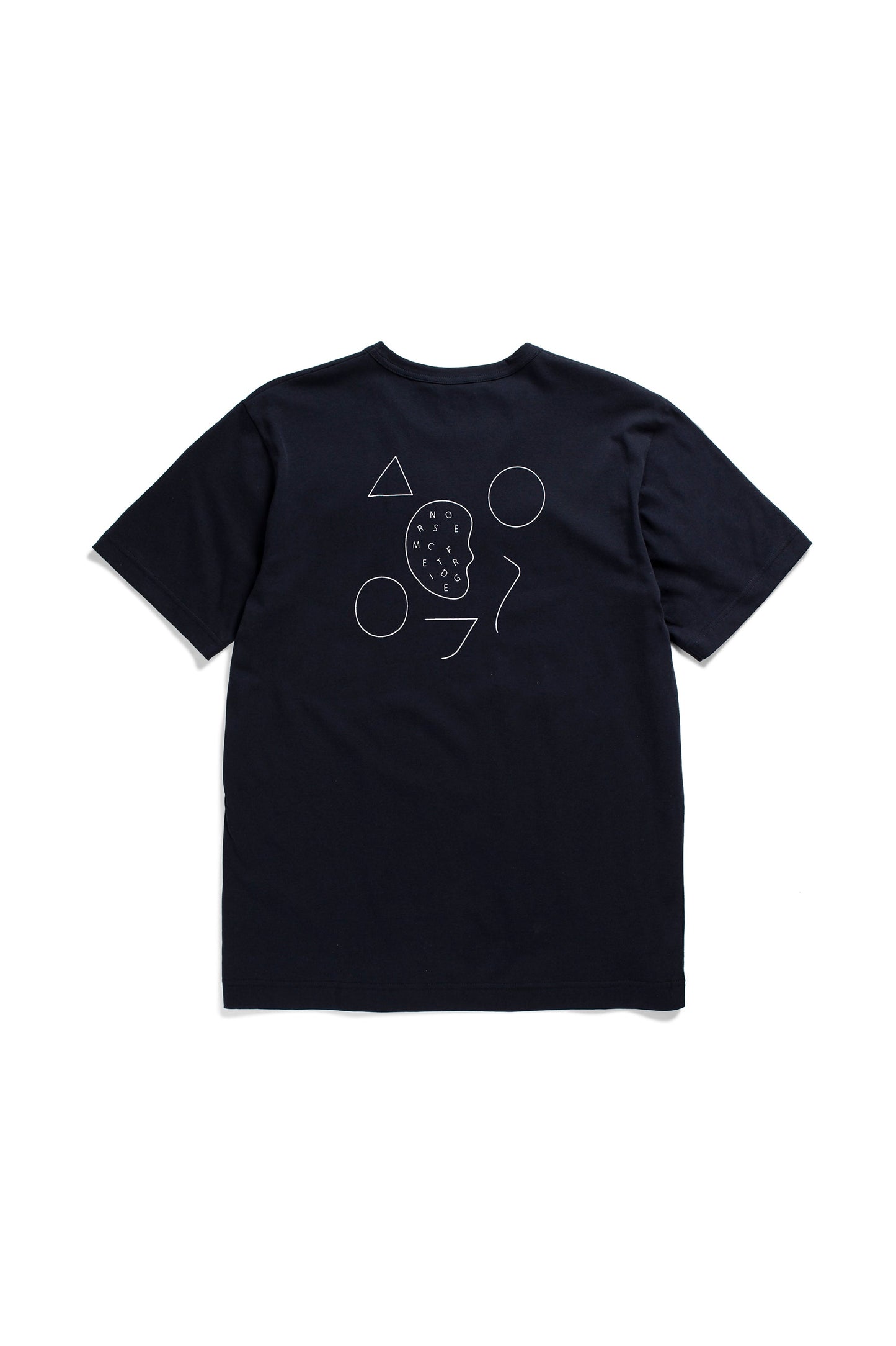 Norse Projects x GM Joakim McTechridge Short Sleeve T-Shirt in Dark Navy