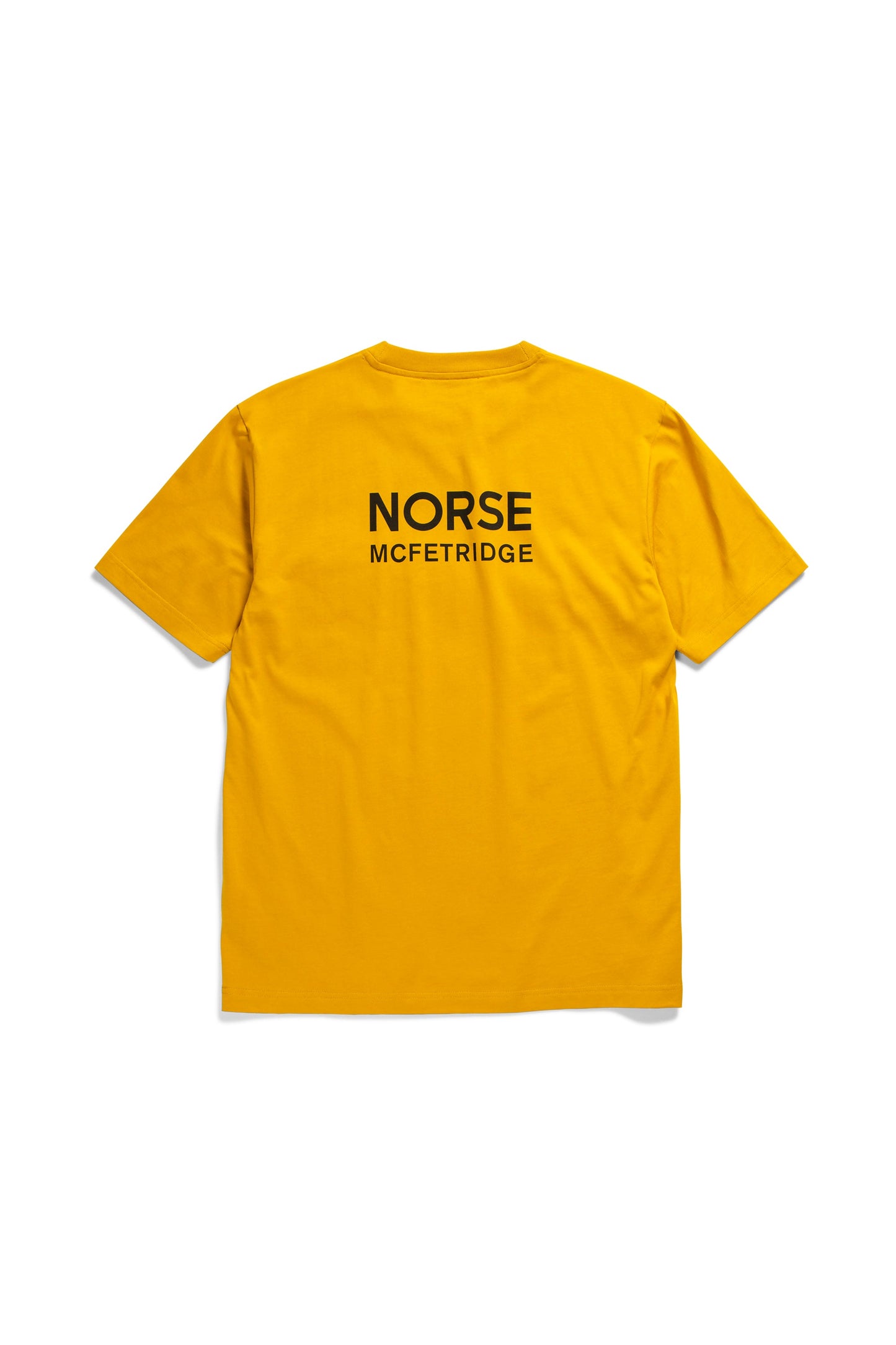 Norse Projects x GM Johannes Dancing Men T-Shirt in Turmeric Yellow