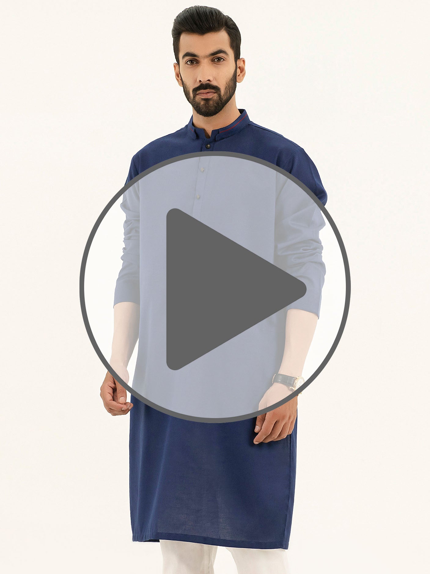 Self Jacquard Kurta