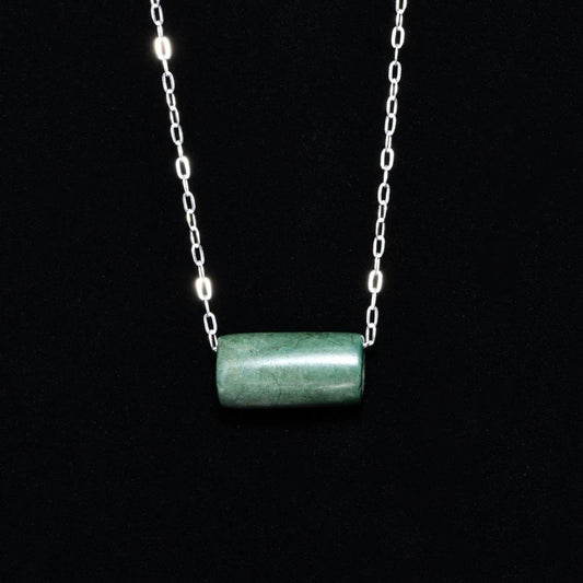 A Pre-Columbian Jadeite Bead Pendant, ca. 500 - 1000 CE