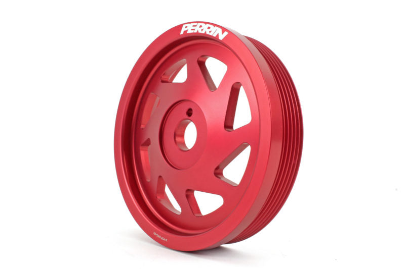 Perrin 13-20 Subaru BRZ / 13-16 Scion FR-S / 12-14 Subaru Impreza / 17-20 Toyota 86 Crank Pulley-Red (perPSP-ENG-101RD)