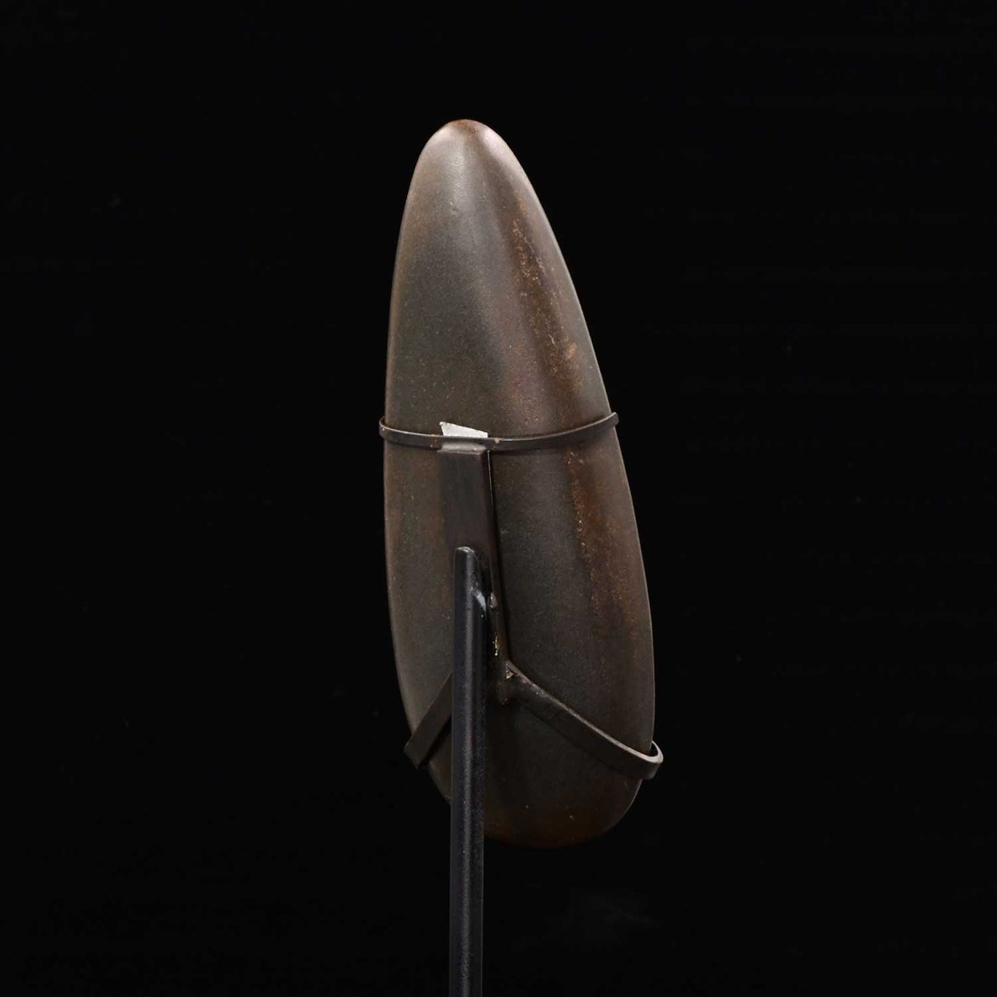 An Olmec Greenstone Celt, Early Formative Period, ca. 1150 to 550 BCE.