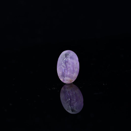 A Roman Amethyst Hermes Intaglio, Roman Imperial Period, ca. 1st- 2nd century CE