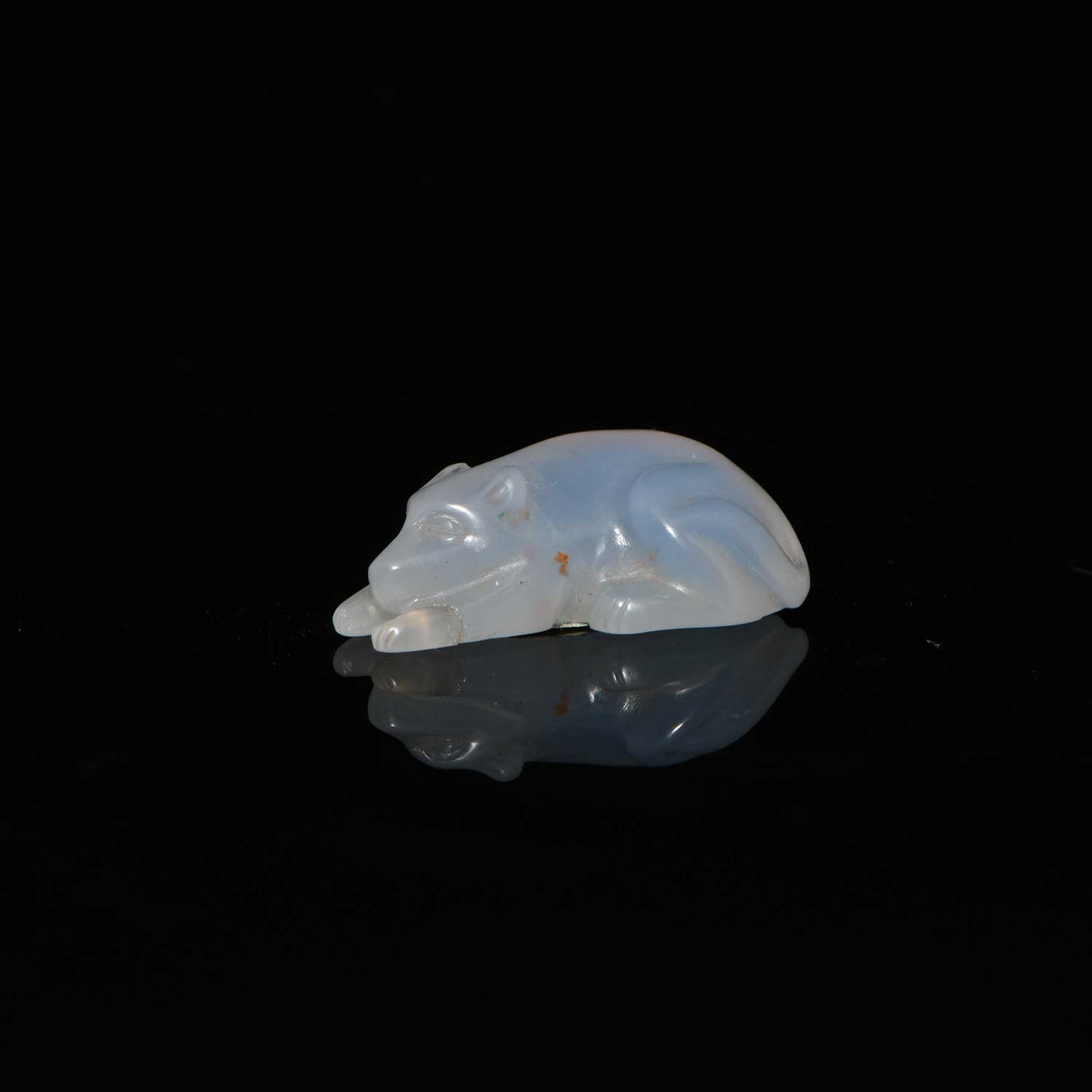 A Roman Chalcedony Dog, Roman Imperial Period, ca. 1st Century CE