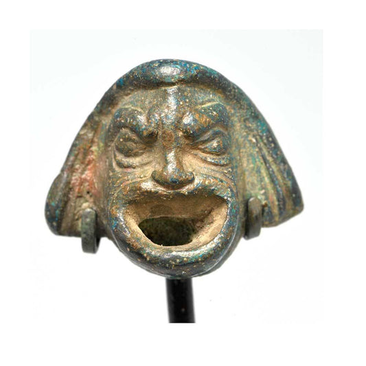 A Roman Actor's Mask Applique, Roman Period, ca. 1st - 2nd century CE