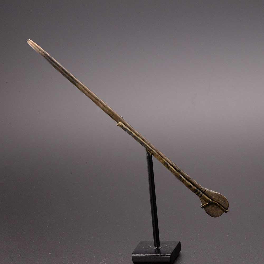 A Roman Bronze Medical Spatula/Probe, Roman Imperial Period, ca. 2nd - 4th Century CE