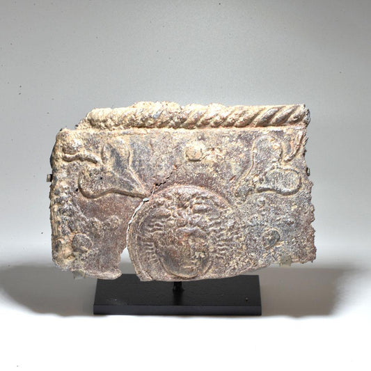 A Roman Lead Sarcophagus Panel Fragment, ca. 1st - 2nd century CE