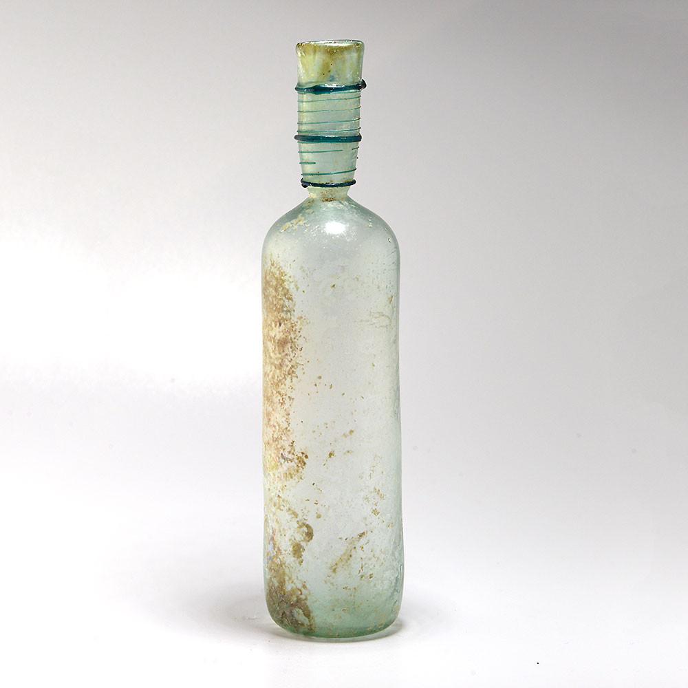 A large Roman Glass Bottle, 1st Century CE