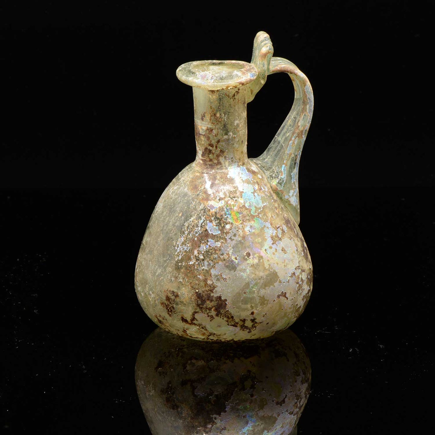 A Roman Glass Juglet, Roman Imperial, 1st Century CE