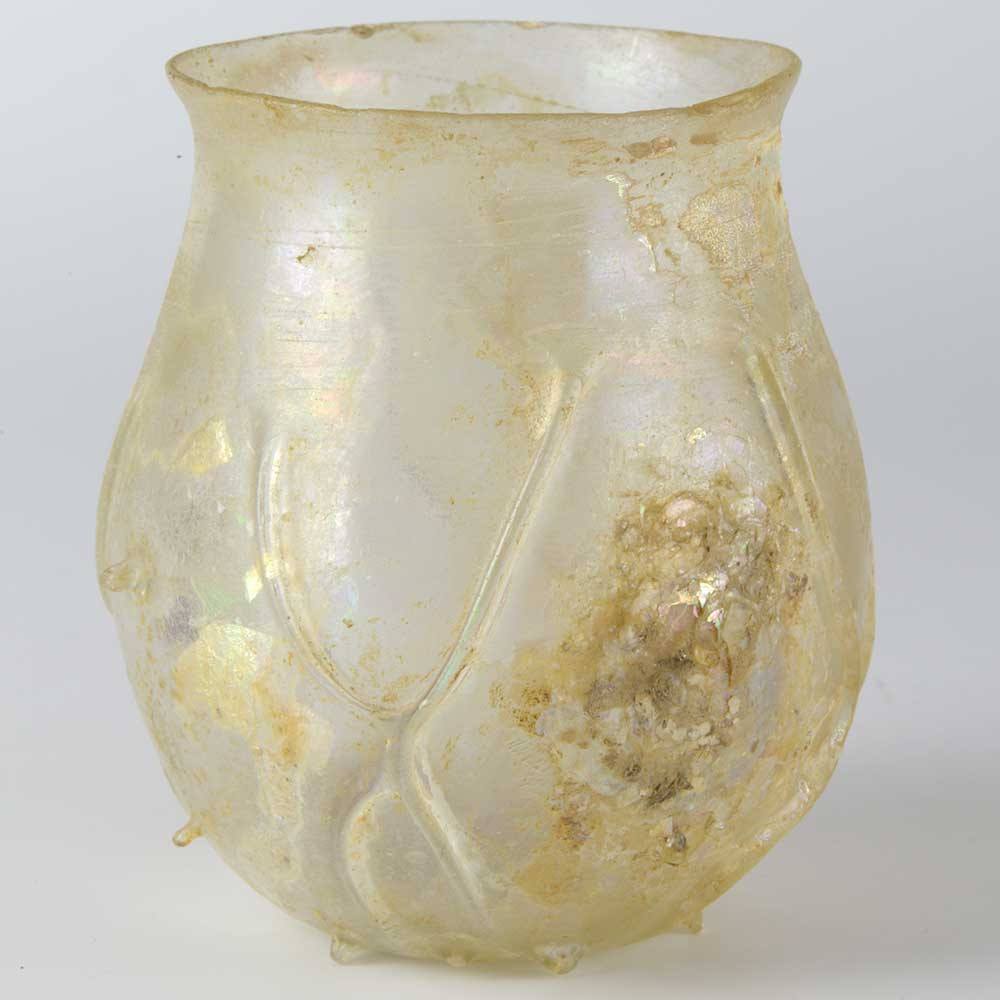 A Roman Mold-Blown Beaker, ca. 4th century CE