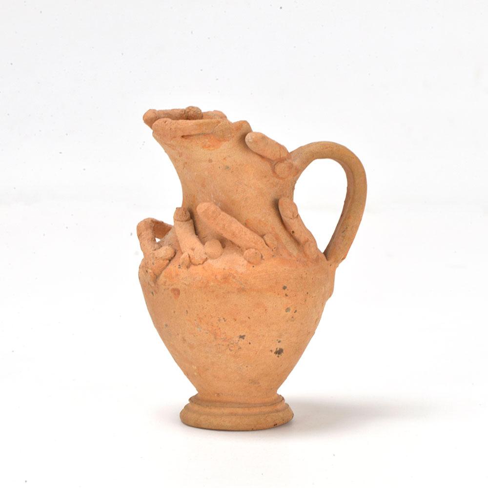 A Roman Phallic Terracotta Juglet, ca. 1st - 2nd century CE