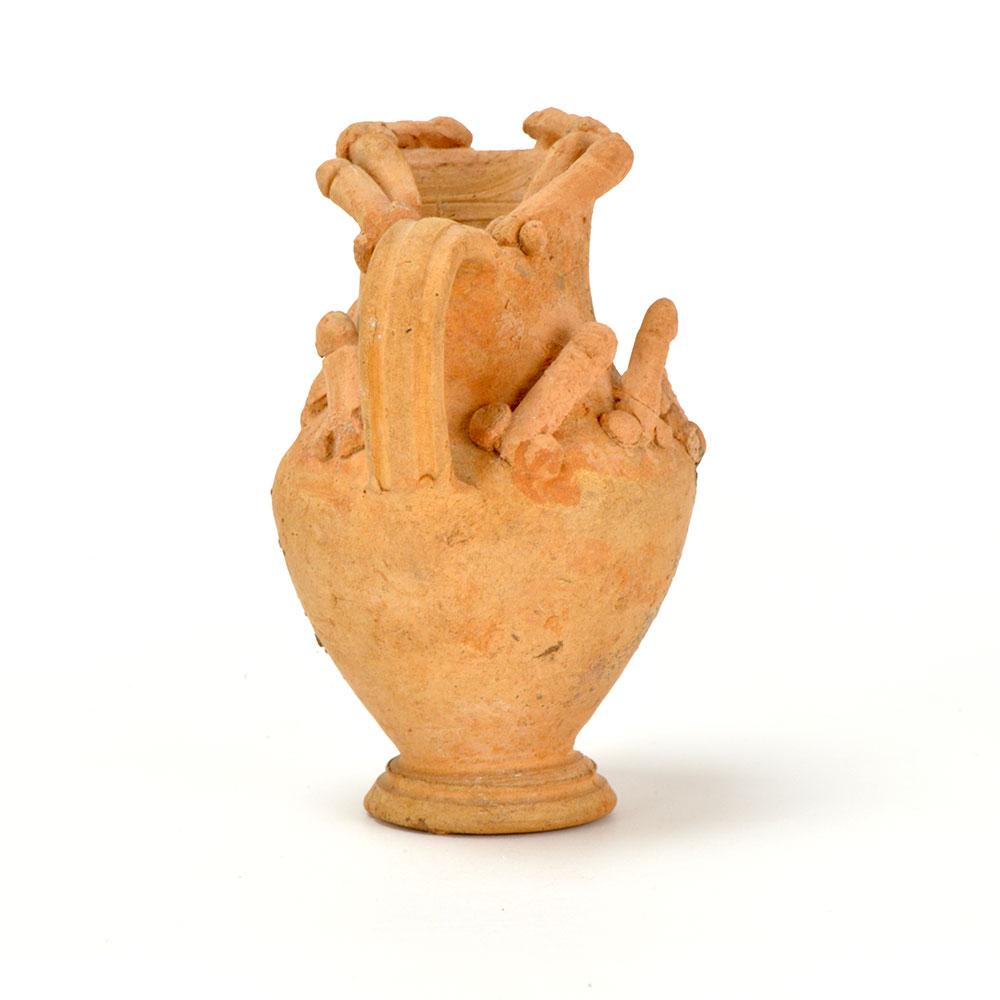 A Roman Phallic Terracotta Juglet, ca. 1st - 2nd century CE