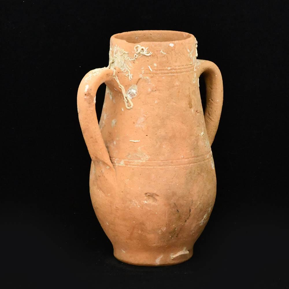 A shipwrecked Roman Terracotta Amphora, ca. 2nd century CE